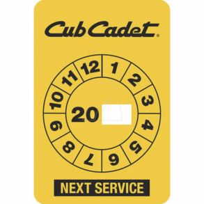 Service-Sticker "Cub Cadet"