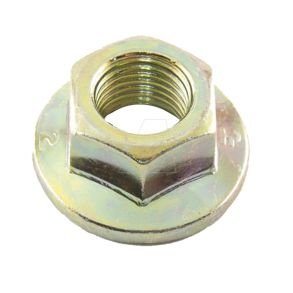 Mowing blade flange nut, 6-sided 5/8"-18