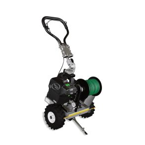 Portable-Winch cable-laying machine, battery powered, including 2 batteries and charger